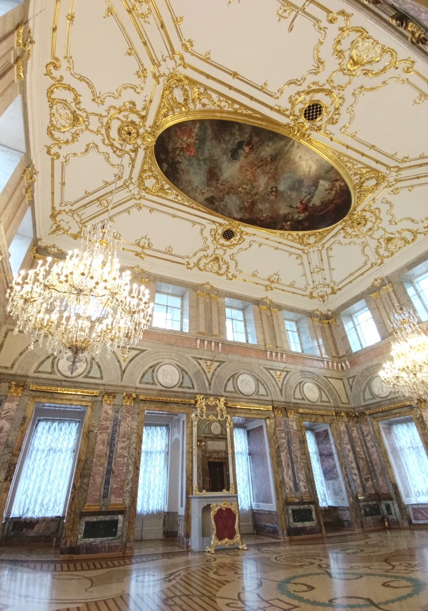 Мраморный зал в Мраморном дворце, Санкт-Петербург