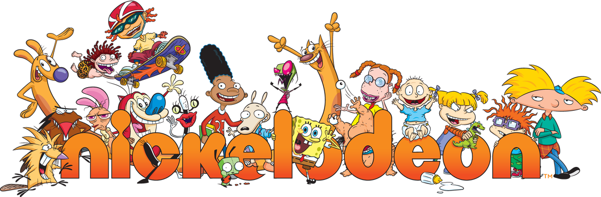 Популярные герои мультфильмов канала Nickelodeon