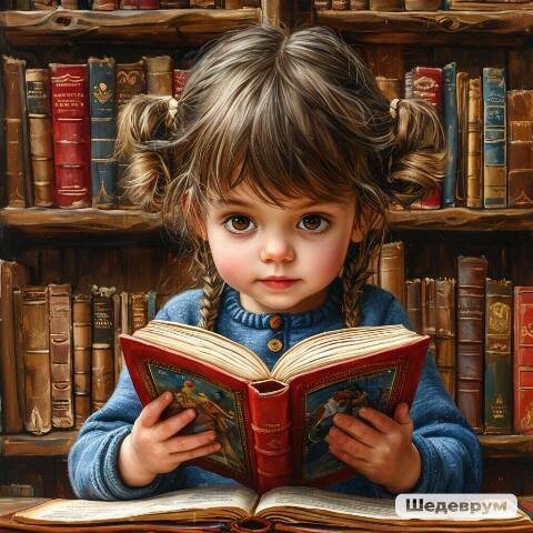 Девочка читает чистоговорки