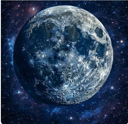 Полнолуние.Рисует нейросеть.