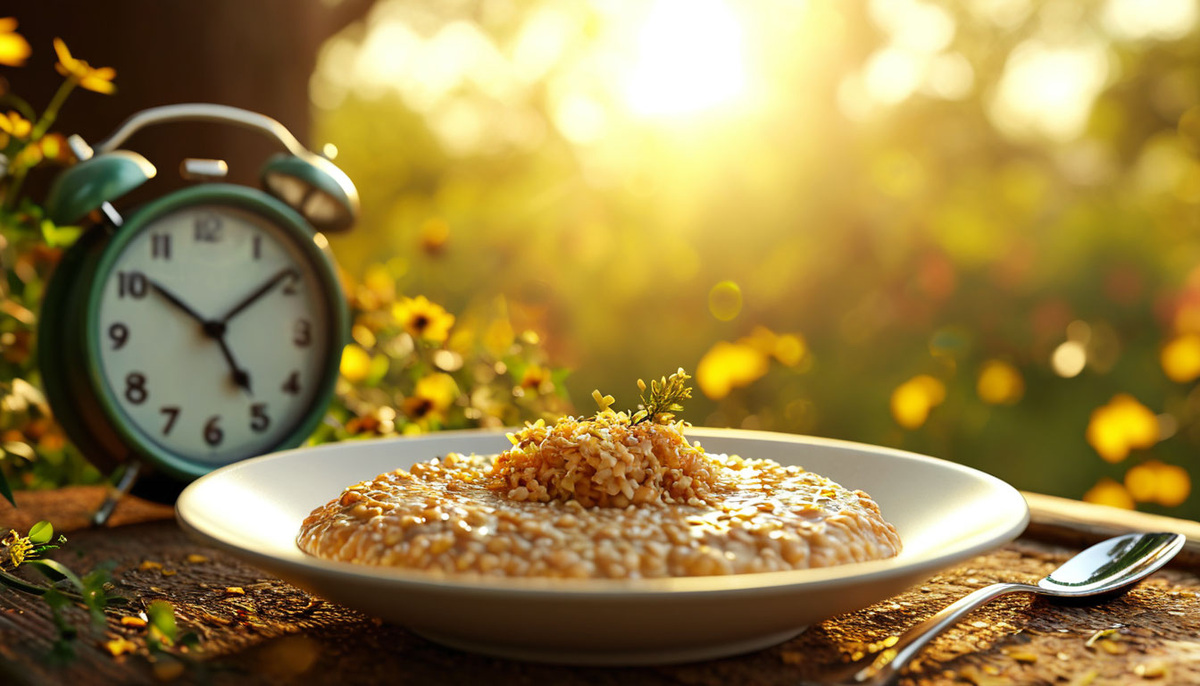 🥣 «Завтрак в 7 утра: почему нужно есть кашу на рассвете?» (И как гречка спасает от «углеводной ловушки» вечером)