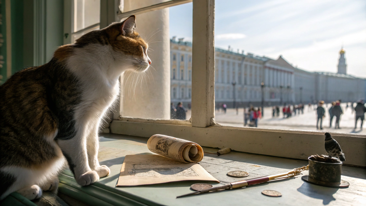 Эрмитажные коты: дипломатический корпус кошачьего мира