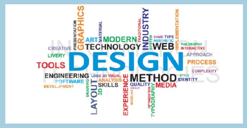 Дизайн — область художественного творчества, которая включает проектирование и создание промышленных вещей, предметной среды жизни и деятельности человека. При этом дизайн синтезирует выразительные средства многих видов пластических искусств (живописи, графики, скульптуры, архитектуры и других)