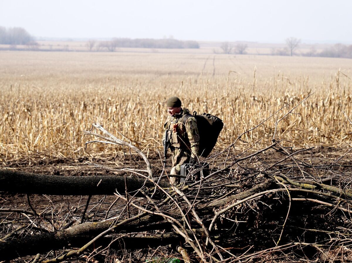    На новые позиции заходят группы закрепления, подвоза и эвакуации© РИА Новости / Мария Марикян