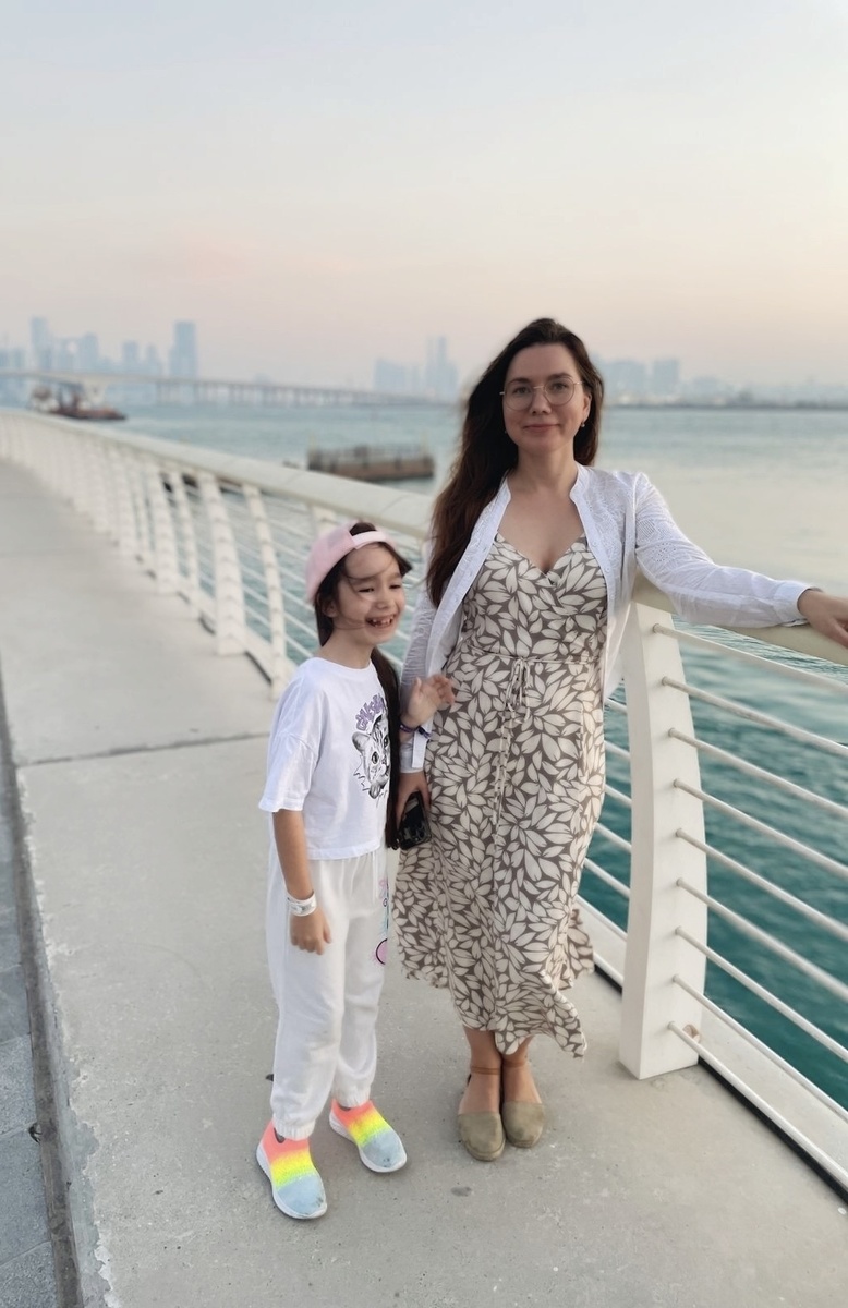 Мы с дочкой)