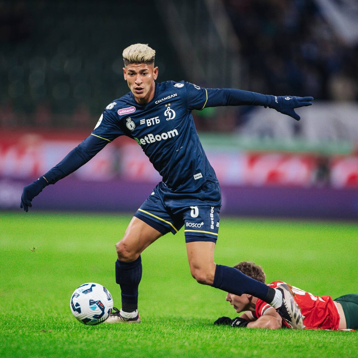 Хорхе Карраскаль - ложная девятка "Динамо". Фото тг-канал "Динамо"