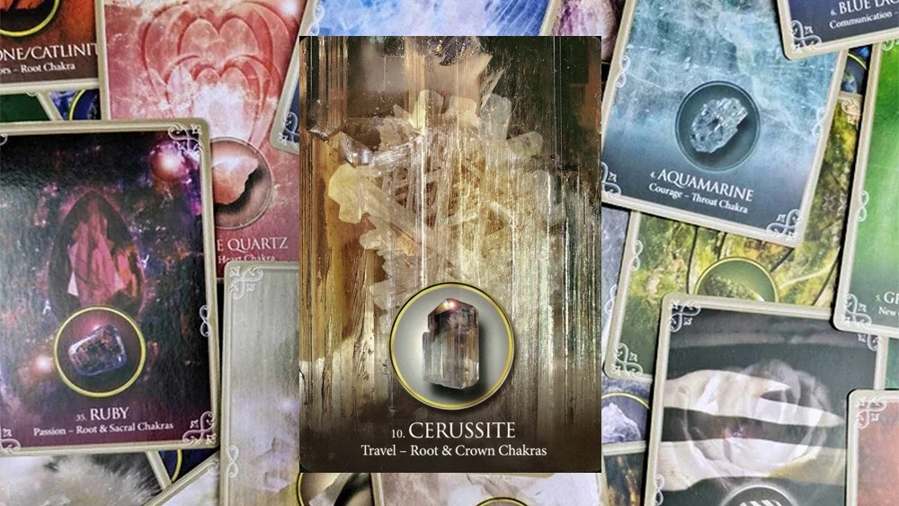 Церуссит. Photo «Eternal Crystals Oracle» Jade-Sky