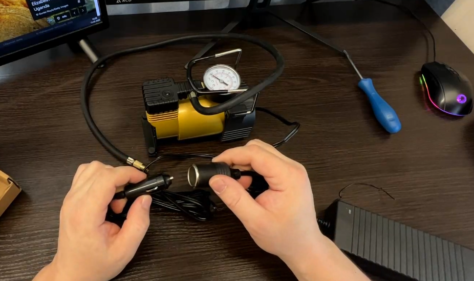 Автомобильный компрессор 