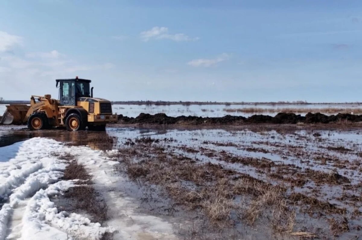   В некоторых водоёмах Оренбуржья вода поднялась на 144 см