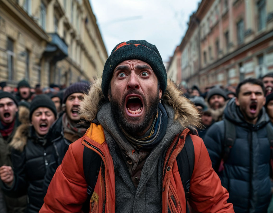 Россия: главные причины почему мигранты нападают на русских. Фото из нейросети