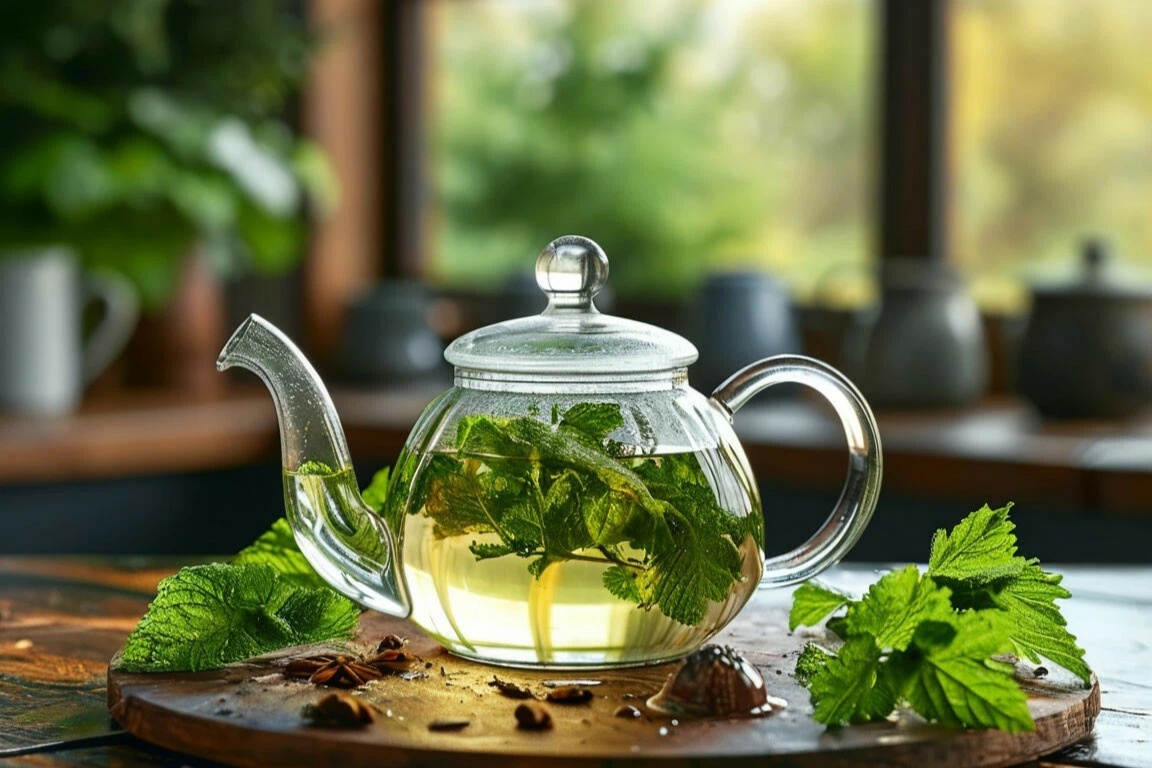 Фиточай из молодой крапивы