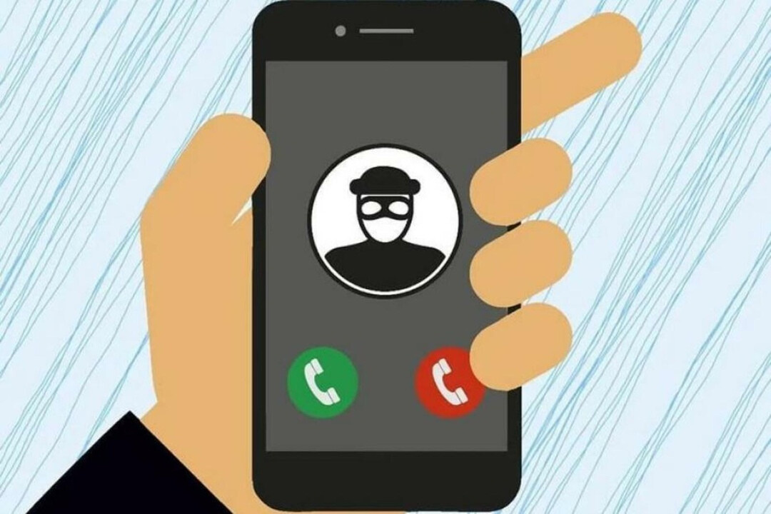 Телефонный мошенник, картинка