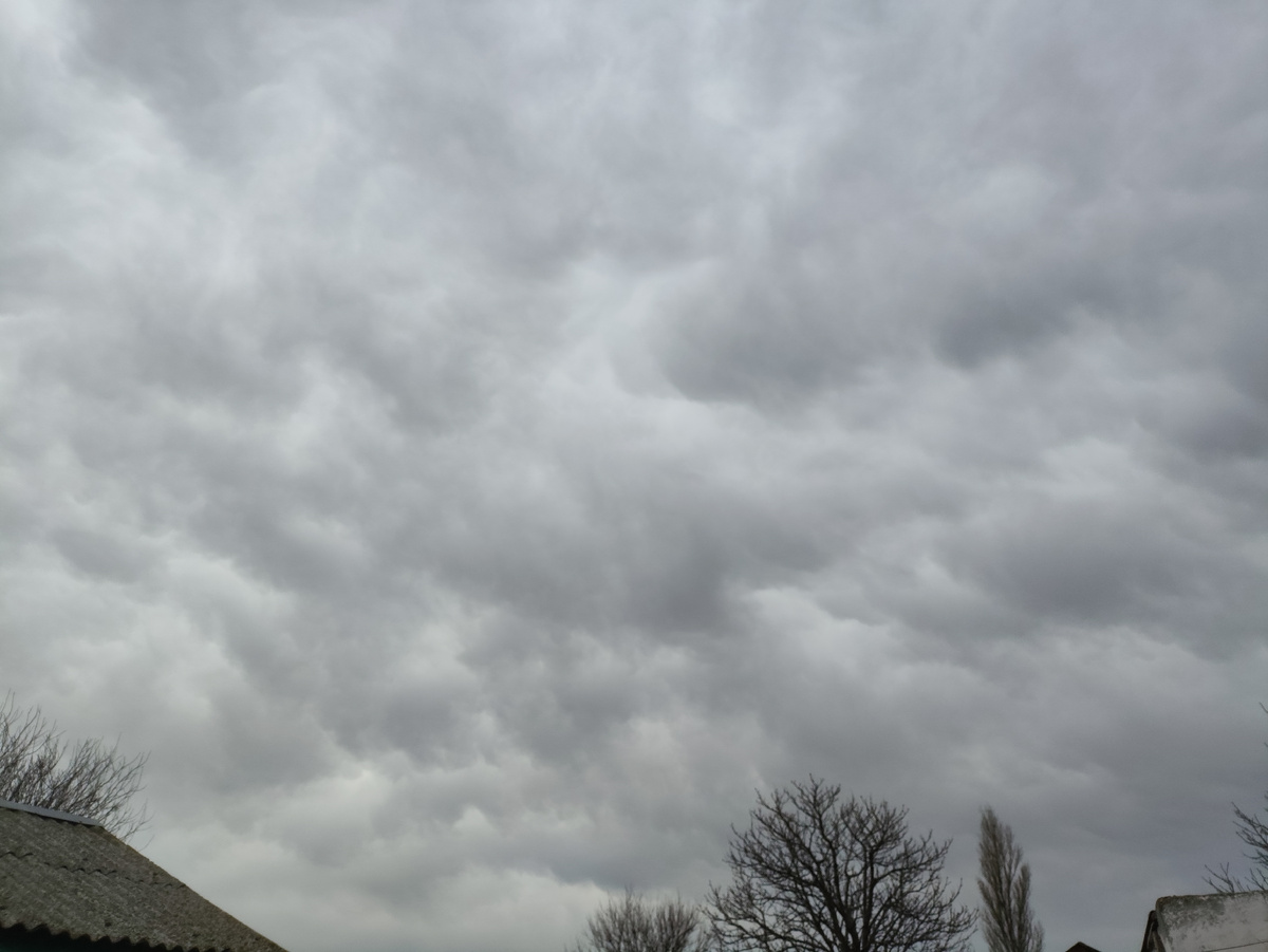 Небо сегодня утром