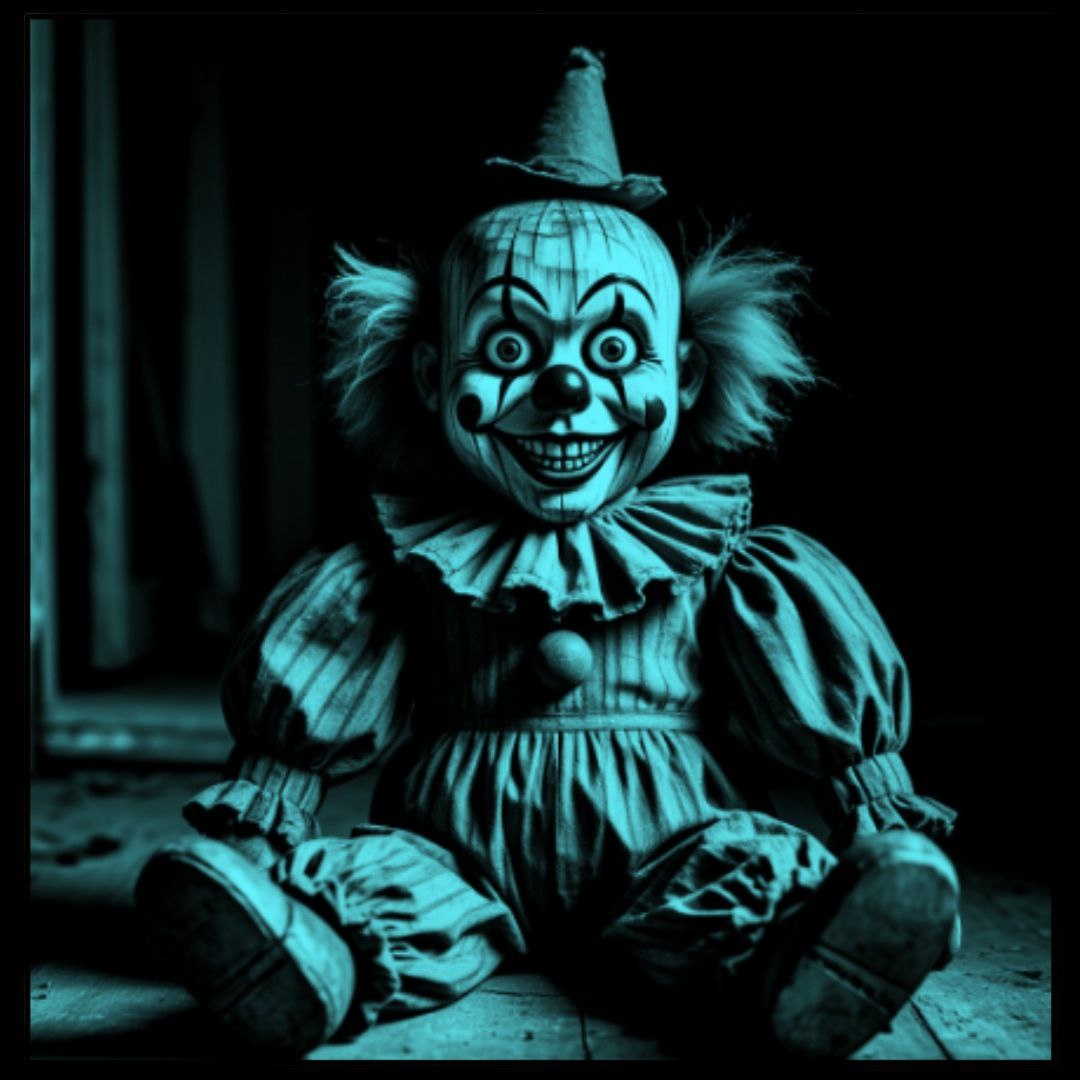 В углу мы заметили старую пыльную куклу...