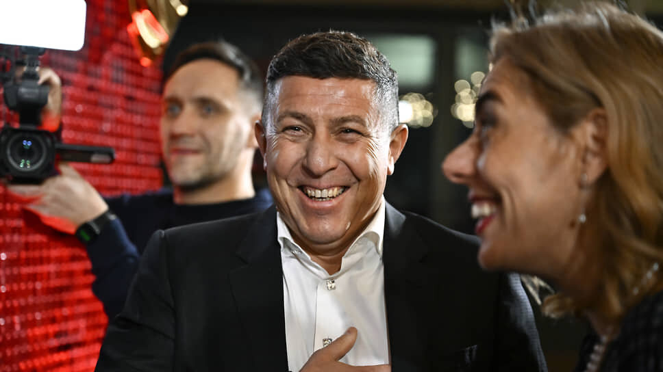 Бизнесмен Евгений Вайнер и исполнительный директор РЕК Анна Бокшицкая на благотворительном приеме Российского еврейского конгресса в преддверии праздника Пурим.📷Фото: Александр Миридонов / Коммерсантъ