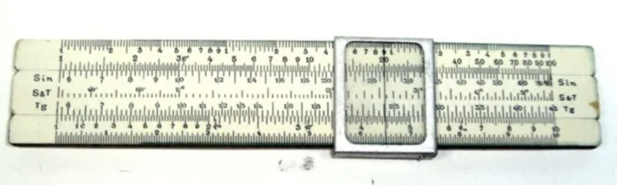 Логарифмческая линейка.