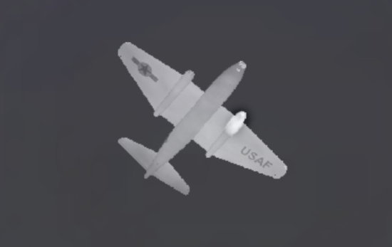 Видно плохо конечно, но думаю понятно, что самая светлая точка это двигатель