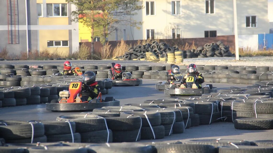 Детская секция по картингу в городе Берёзовском.