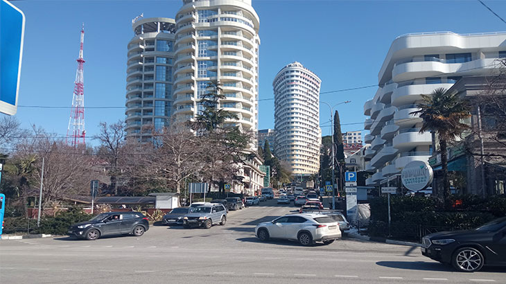 Курортный проспект, Сочи.