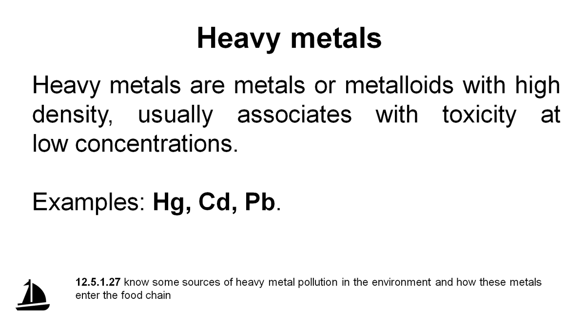Тяжелые металлы