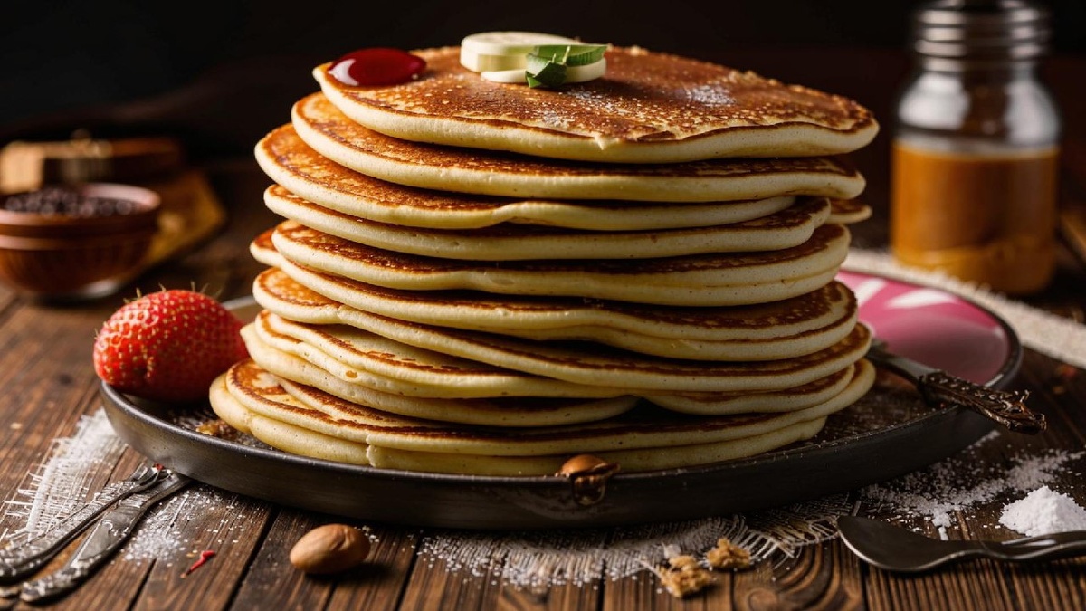 Постные оладьи.