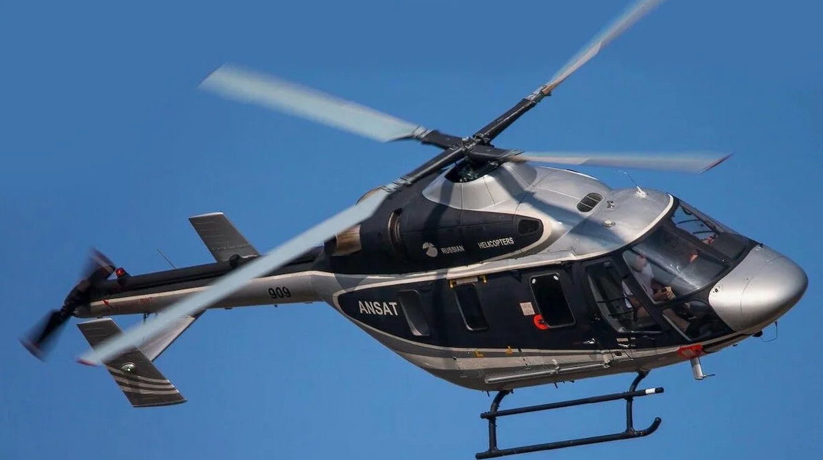 Вертолёт "Ансат", на котором будет установлен новый российский двигатель ВК-650В (Яндекс.Картинки)