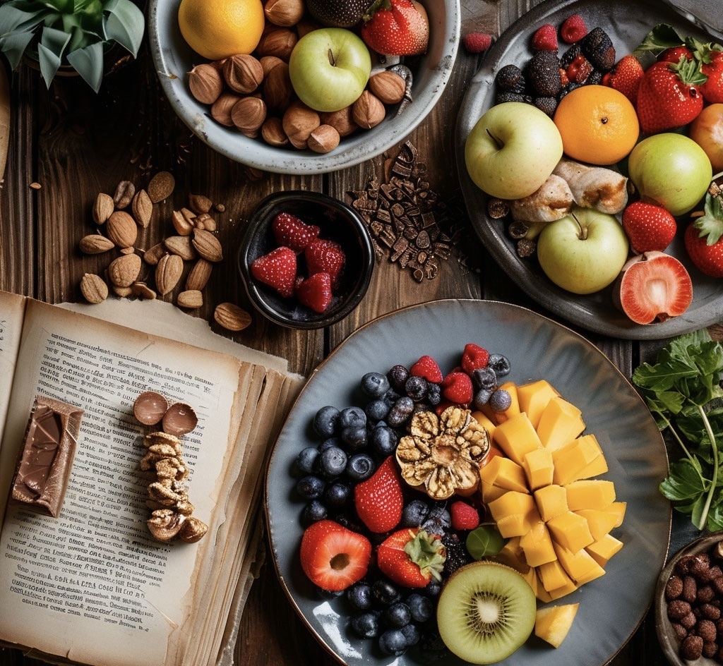 Просто красивое фото красивой еды. ИИ