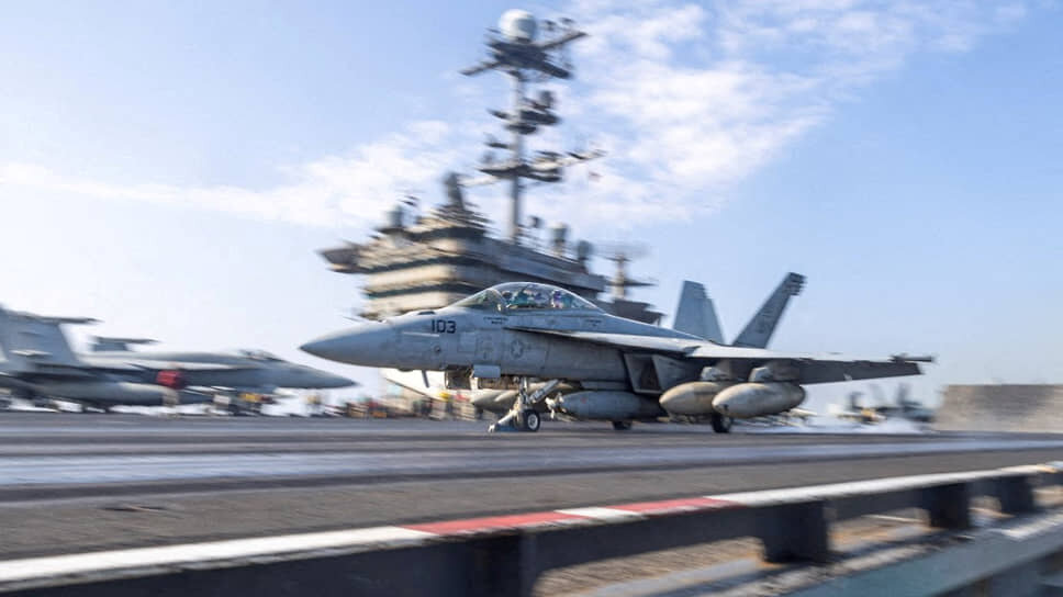 Авианосец USS Harry Truman (февраль 2025 года).📷Фото: Africa Command / Reuters