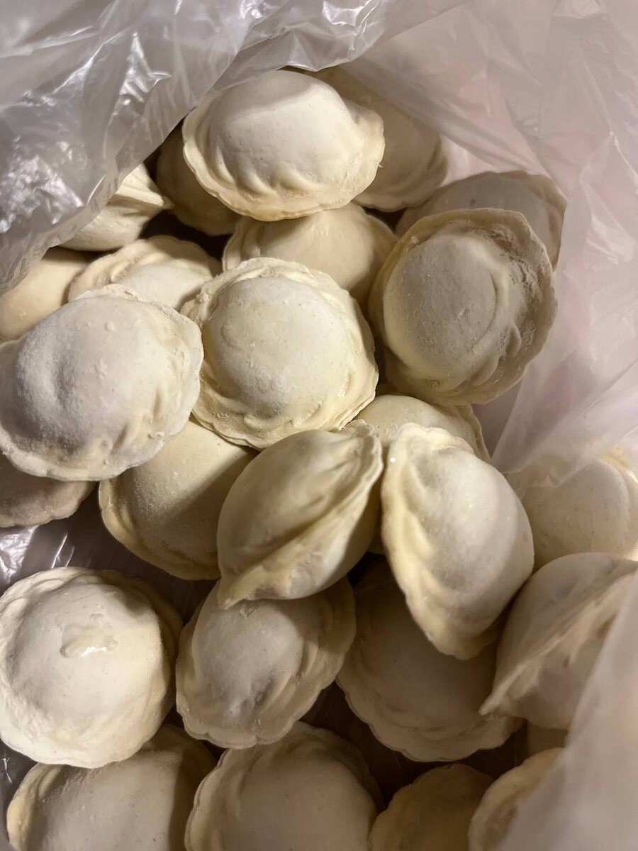 Красивые крупные пельмешки 