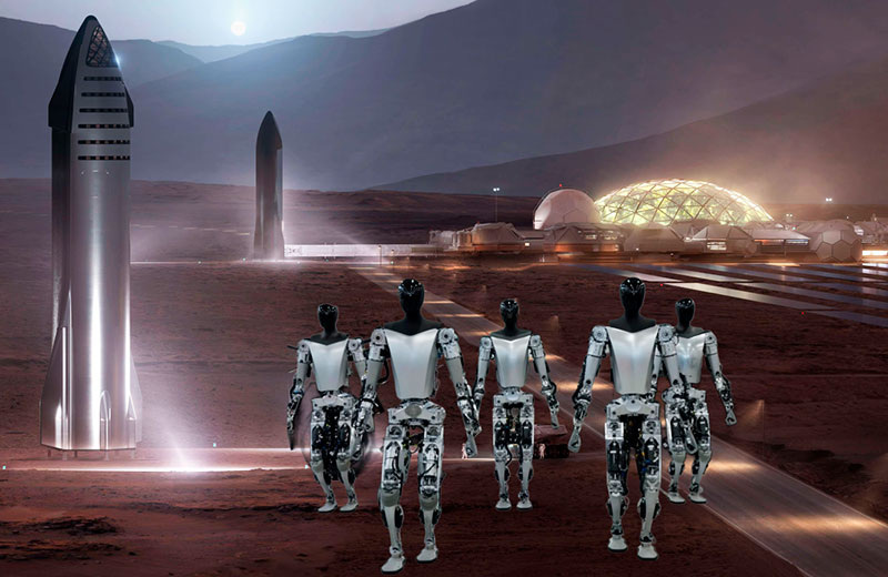 Starship с Optimus отправится на Марс в 2026, высадка людей — к 2029 году: Илон Маск
