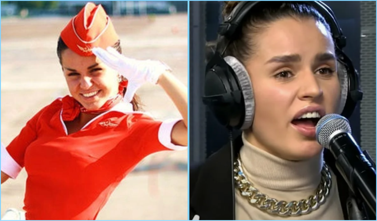 Юлия Зиверт до популярности и сейчас. Фото: Pinterest