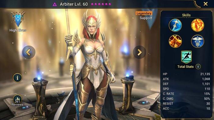 Арбитр Raid Shadow Legends. Полный Гайд на героя.