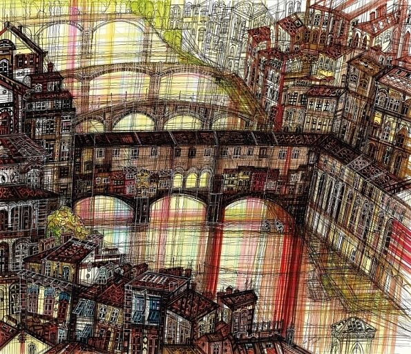    В Сургуте открылась выставка «В бесконечности городов» петербургской художницы Марии Сусаренко