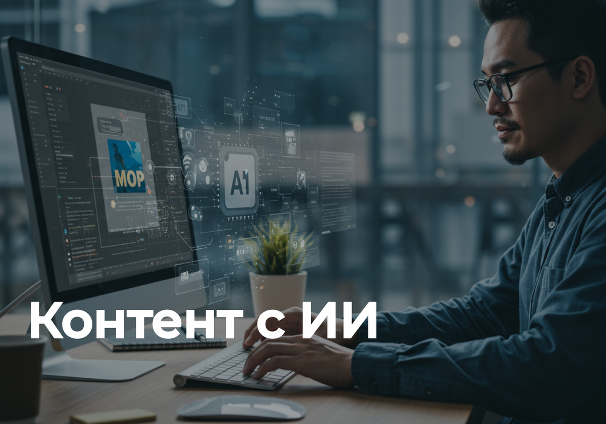 Создание конетнта с нейросетью