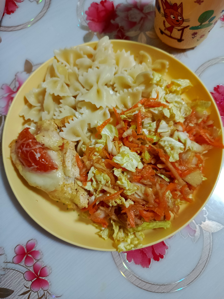 Вариант сервировки готового блюда.