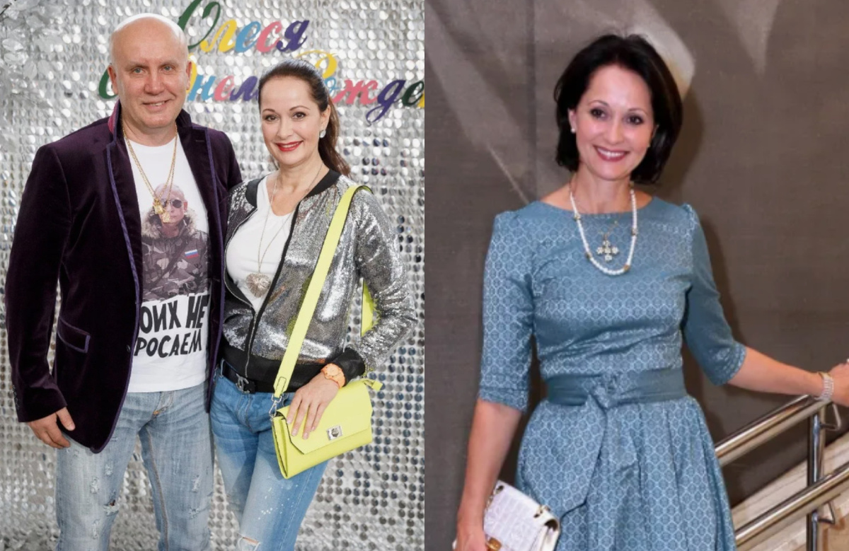 на фото Ольга Кабо до и после развода с Николаем Разгуляевым 