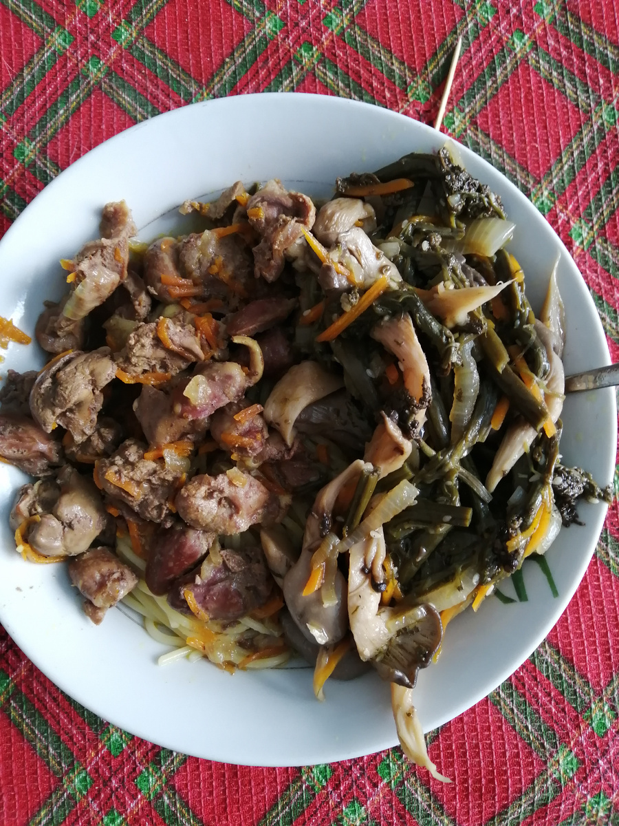 Снимок с телефона. Мой обед.