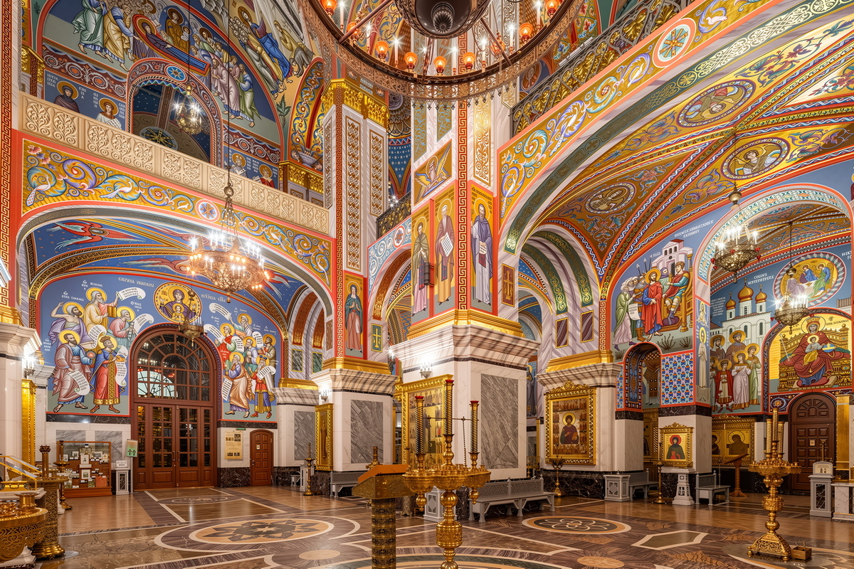 Воскресенский собор Новодевичьего монастыря. Фото Андрей Белимов-Гущин. Февраль 2025