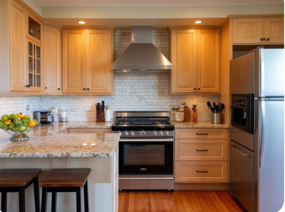 Установка кухонной техники 