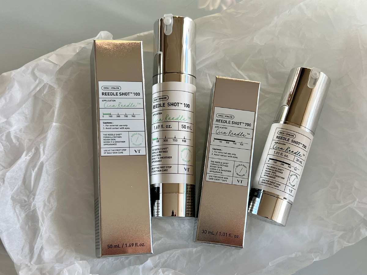 Сыворотки с микроиглами от Бренда VT Cosmetics - Reedle shot 100 и Reedle shot 700