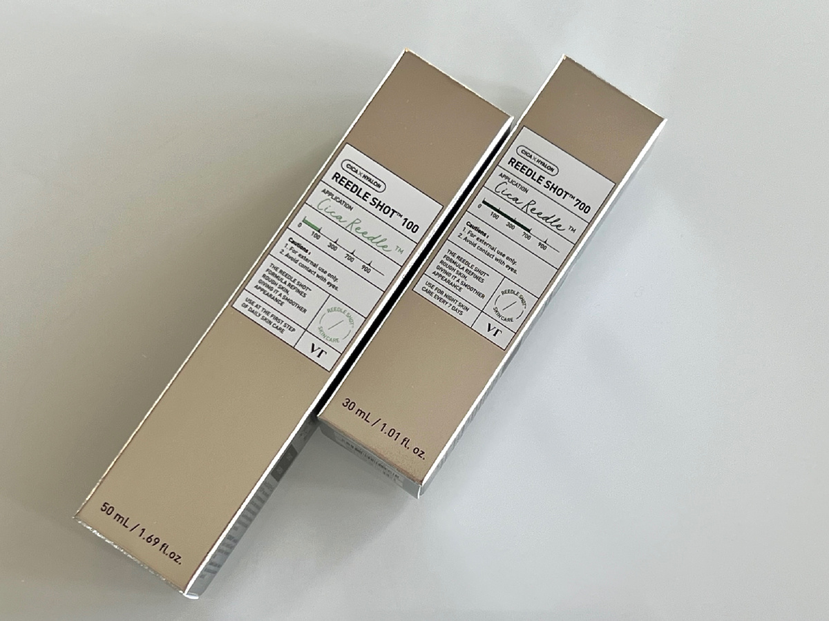 Сыворотки с микроиглами от Бренда VT Cosmetics - Reedle shot 100 и Reedle shot 700