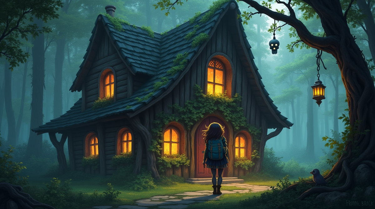 В самом сердце зачарованного леса стояла избушка Бабы Яги