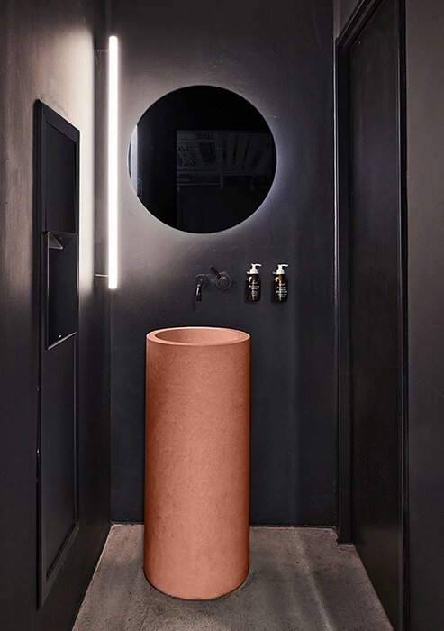 раковина из бетона