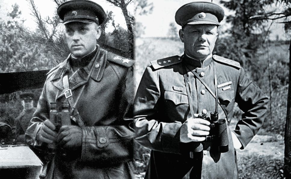 К. К. Рокоссовский и А. И. Ерёменко.