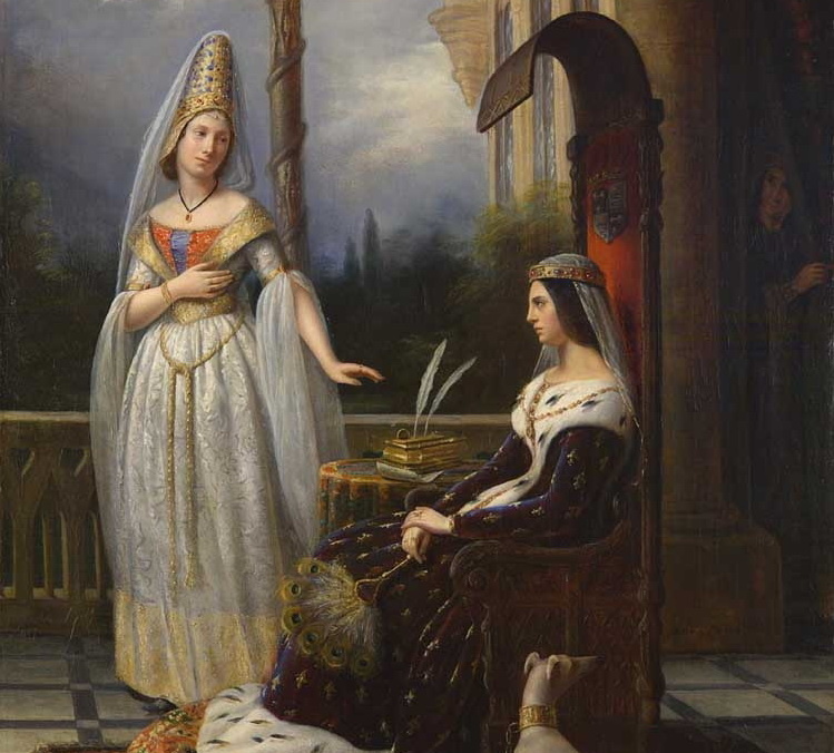 "Валентина Висконти и Одинетта, возлюбленная короля", худ. Анна Боррел