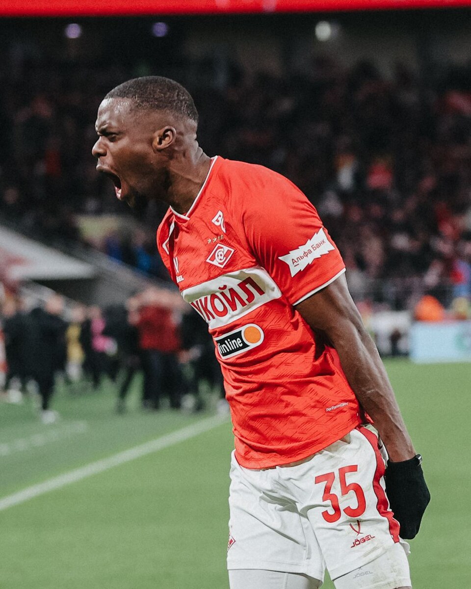 Крис Мартинс - герой "Спартака"! Фото: пресс-служба ФК "Спартак" (Москва)