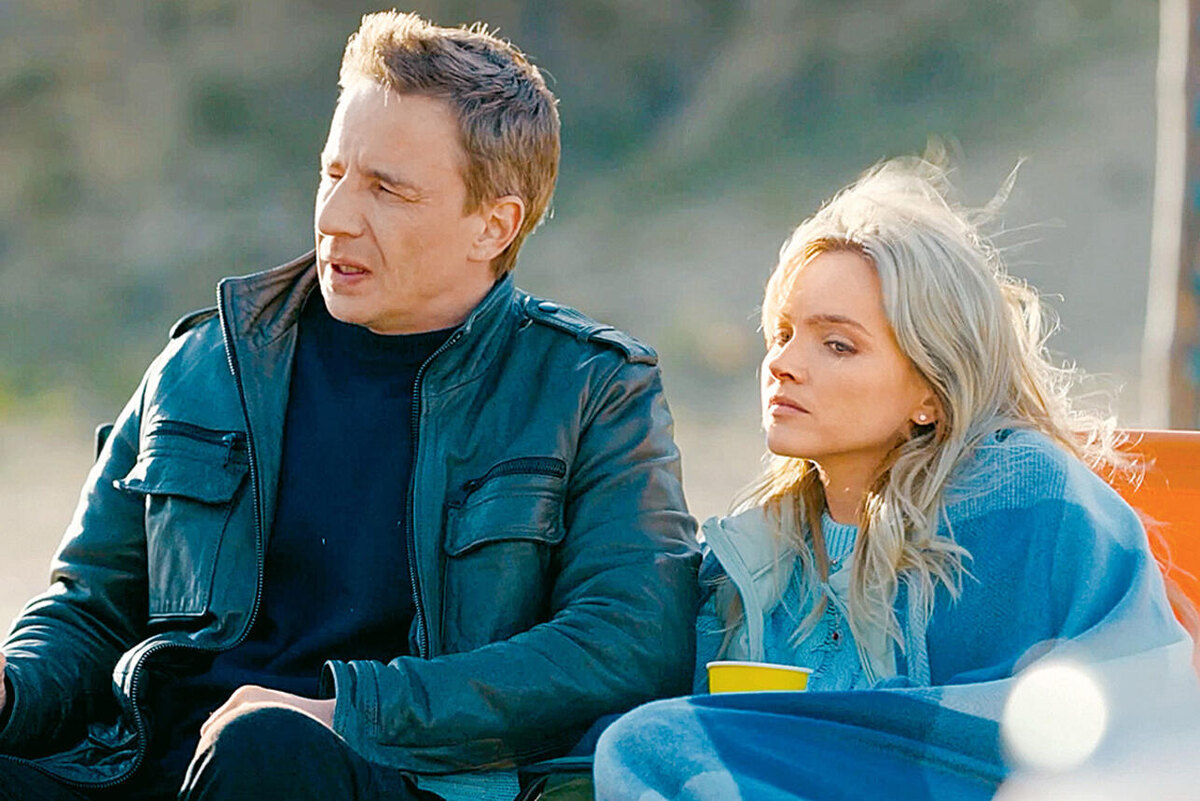    С Григорием Чабаном в сериале «Тайга». 2025 г. Пресс-служба PREMIER