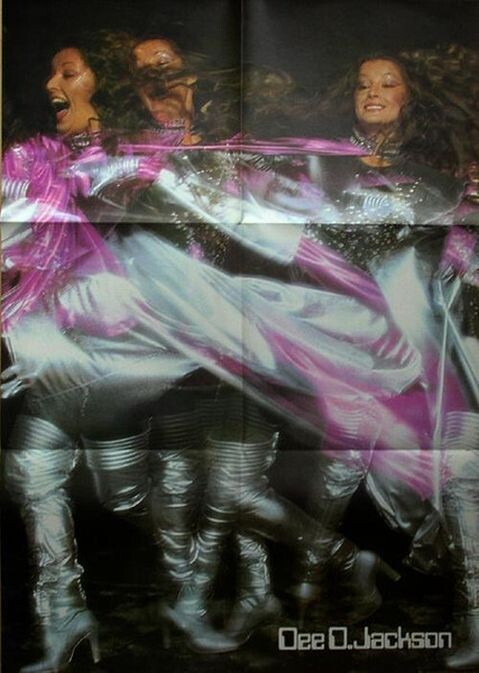 Плакат Ди Ди Джексон, который я в 1983 году обнаружил на стене у своего кореша-рокера