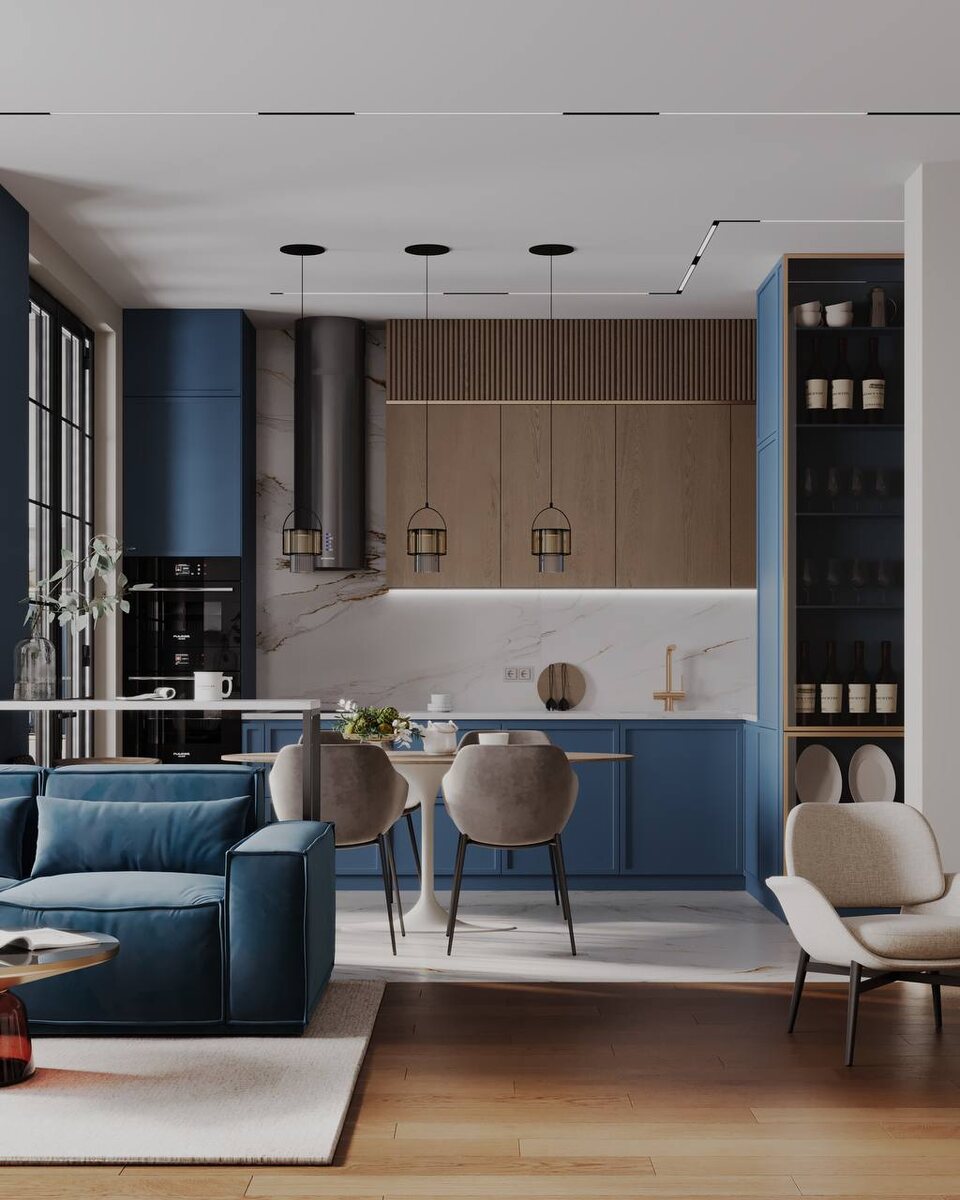 Дизайн и ремонт в квартире 94 кв.м  в ЖК «Кутузов Град» от «ГК Поколение»