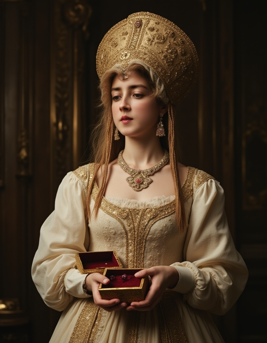 Вольное изображение от автора первой жены Ивана Грозного